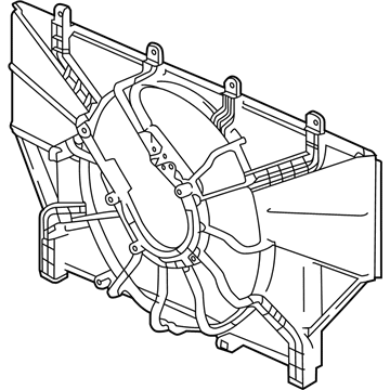 Honda 19015-6C1-A01 Shroud