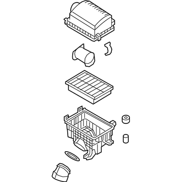 Hyundai 28110-F2500 Cleaner Assembly-Air