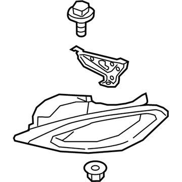 Lexus 52107-48020 Extension Sub-Assembly