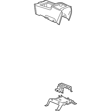 GM 22889190 Compartment Asm-Front Floor <See Guide/Bfo> *Titanium