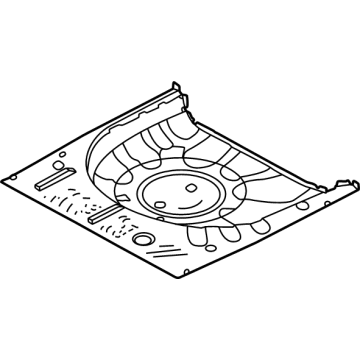 Nissan G4514-6LBMA Floor-Rear, Rear