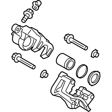 Kia 58310D3A70 Caliper Kit-Rear Brake