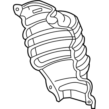Honda 18120-RCA-A00 Cover A, FR. Primary Converter