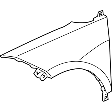 Acura 60211-STK-A90ZZ Panel, Right Front Fender (Dot)