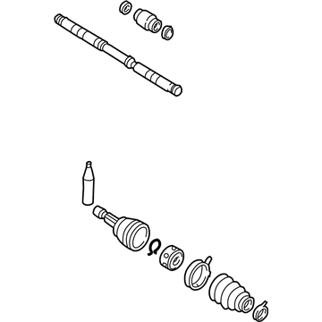 Nissan 39211-8J100 Joint Assy-Outer