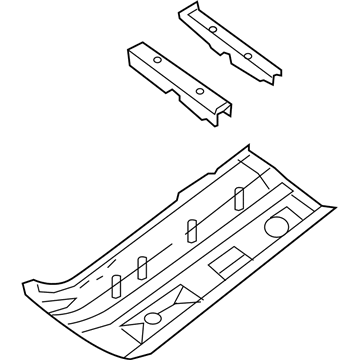 Nissan G4321-4FUAB Floor-Front, LH