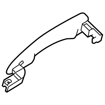 Nissan 80640-6RA9B Grip-Outside Handle, Rh