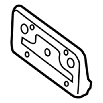 Ford DR3Z-17A385-AA License Bracket