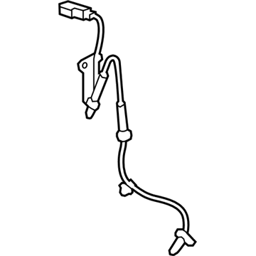 Honda 57455-SZT-A01 Sensor Assembly, Left Front