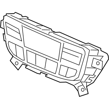 Honda 79650-TZ5-A91ZE Control Assy., RR. Auto Air Conditioner *NH716L* (PREMIUM BLACK METALLIC)