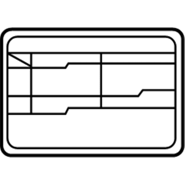 Nissan 27090-79964 Label-Air Con