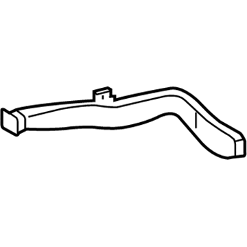 Lexus 55972-30170 Duct, Side Defroster Nozzle, NO.2