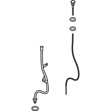 BMW 11-43-5-A47-BD0 OIL DIPSTICK WITH GUIDE TUBE