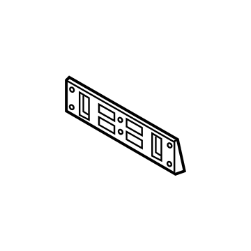 Hyundai 86519-K4AB0 MOULDING-FRT BPR LICENSE PLATE