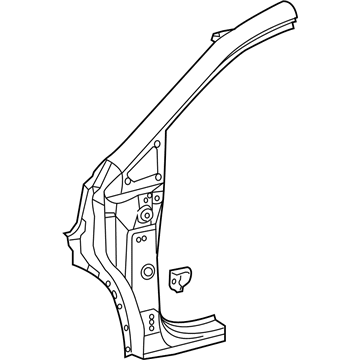 Lexus 61132-0E050 Pillar, Front Body, Outer LH