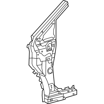 Lexus 61109-48903 Reinforce Sub-Assy, Front Body Pillar, Lower LH