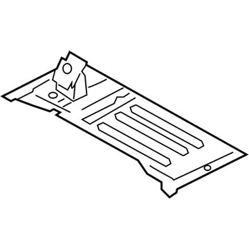 BMW 41-00-7-947-327 Luggage Compartment Floor, R