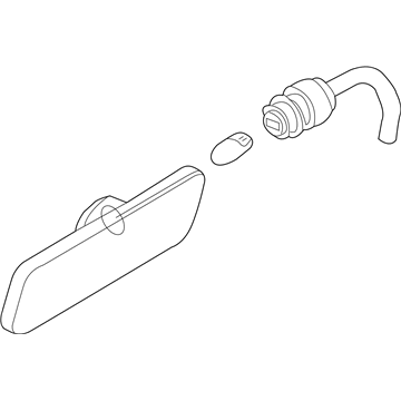 Infiniti 26180-CR900 Lamp Assembly-Side Marker, RH