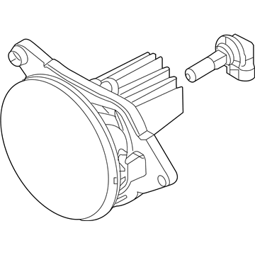 Ford DR3Z-15201-A Fog Lamp Assembly