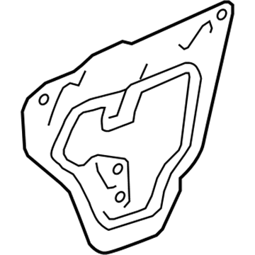 Acura 72821-STK-A01 Seal, Right Rear Door Hole