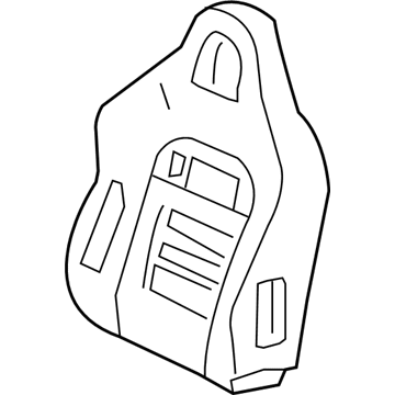 Honda 81122-S5T-A01 Pad Assy., R. FR. Seat-Back (With OPDS Sensor)