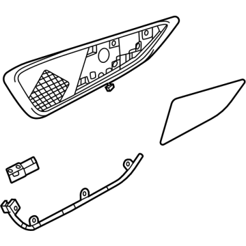 Lexus 67705-78190-C3 ORNAMENT SUB-ASSY, F