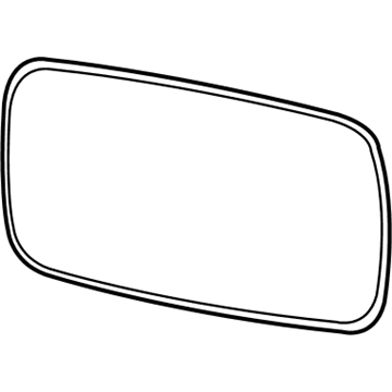 BMW 51-16-7-251-583 Mirror Glass, Heated, Wide-Angle, Left