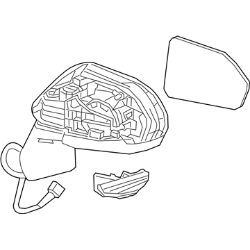 Toyota 87910-02926 Mirror Assembly