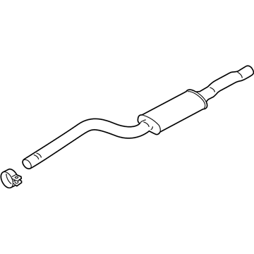 BMW 18-30-8-635-781 Front Silencer
