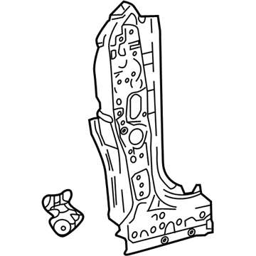 Toyota 61109-06180 Hinge Pillar Reinforcement