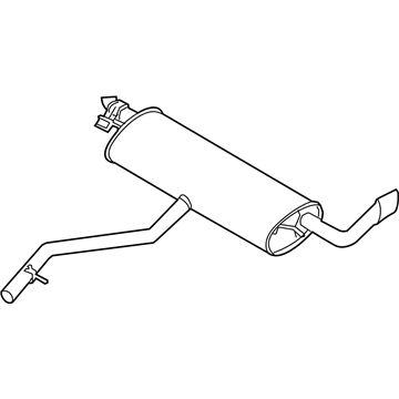 BMW 18-30-8-679-889 Rear Exhaust Flap Muffler