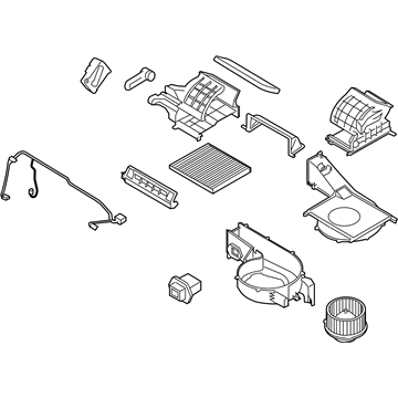 Kia 971022J000 Blower Unit