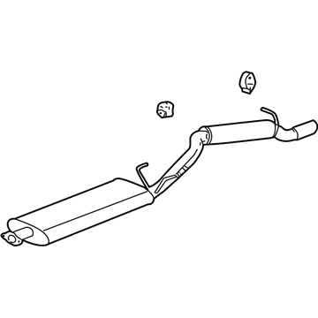 GM 15237144 Muffler & Pipe