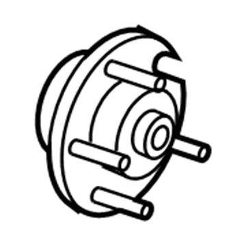 Mopar 4766719AB Brake Hub And Bearing