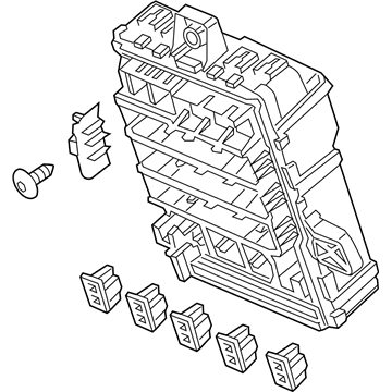 Acura 38200-TX6-A02 Box Assembly, Fuse