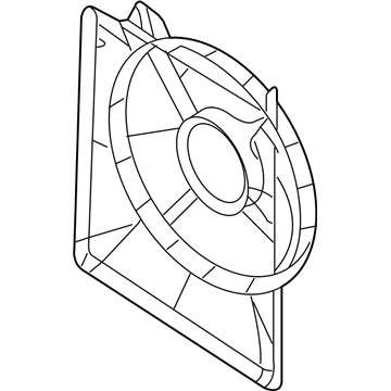 Kia 253504D900 Fan SHROUD