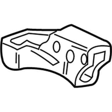 Honda 50843-SR3-N11 Bracket, R. FR. Stopper