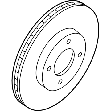 Nissan 40206-4BT0D Rotor Disc Brake Front