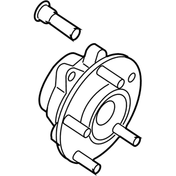 Nissan 40202-9TG0A "Hub Assembly-Road Wheel, Front"