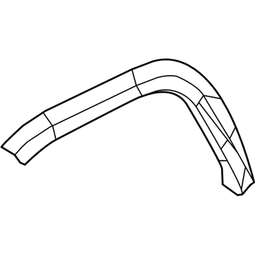 Mopar 1UW90RXFAE Molding-Wheel Opening Flare