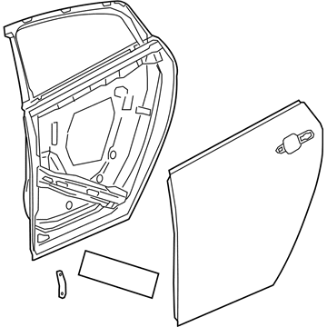 GM 23376621 Door Shell