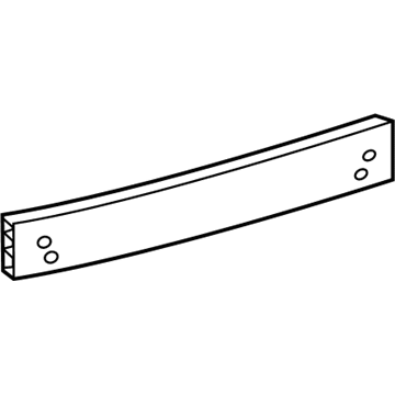 Lexus 52023-75010 Reinforcement Sub-Assy, Rear Bumper