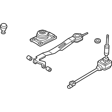 Hyundai 43700-2M301-9PZ Lever Complete-Gear Shift