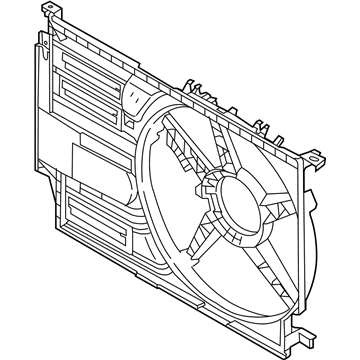 BMW 17-42-8-645-857 FAN SHROUD