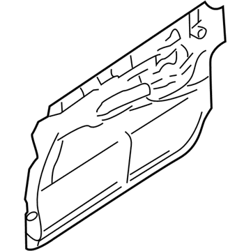 BMW 51-48-7-055-929 Sound Insulating Door Front Left