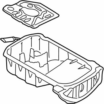 Kia 0K2N510400 Pan Assembly-Oil