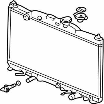 Honda 19010-PPL-A51 Radiator (Denso)