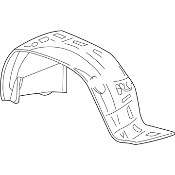 Mopar 55360144AG Shield-Front Fender