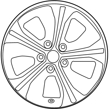 Nissan 40300-5SH3E Aluminum Wheel