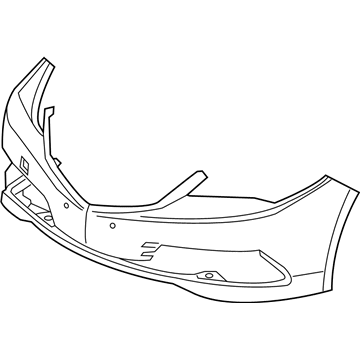 Acura 04711-TZ3-A80ZZ Face, Front Bumper (Dot)